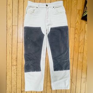 Rudy Jude Utility Jeans, size 2, lmtd edition colorblock Indigo/Natural